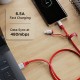 boAt Deuce USB 500 2-In-1 Micro USB + Type-C 6.5A Fast Charging Cable (Radiant Red)