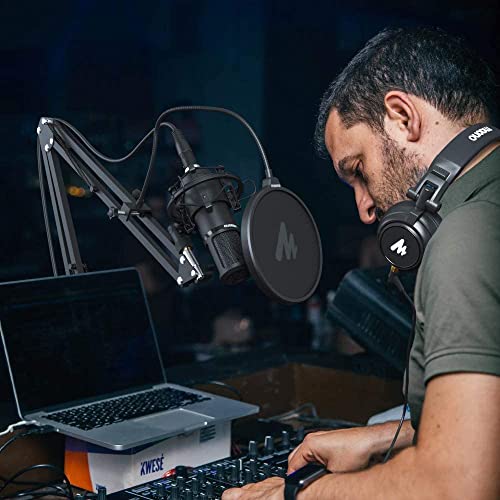 MAONO AU-PM320S Professional XLR Condenser Microphone Kit, Cardioid Vocal Studio Recording Mic for Streaming, Voice Over, Project, Home-Studio MAONO AU-PM320S Professional XLR Condenser Microphone Kit, Cardioid Vocal Studio Recording Mic for Streaming, Voice Over, Project, Home-Studio