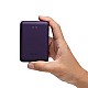 URBN 10000 mAh Li-Polymer Ultra Compact Power Bank 12W Fast Charge Dual USB Output Pocket Size (Purple)