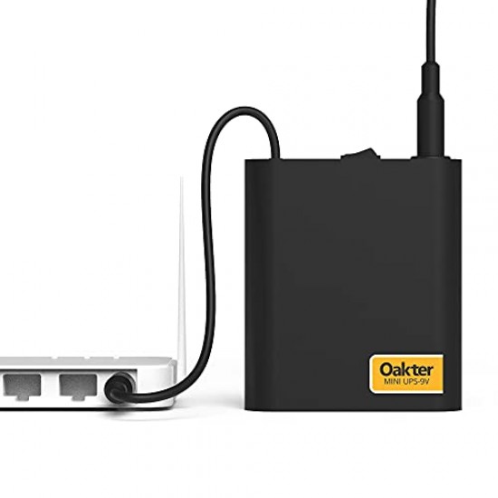 Oakter mini ups 12v wi-fi router Power Backup for Router