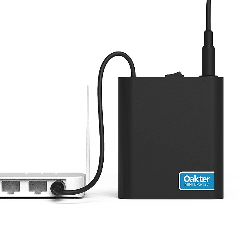 Oakter mini ups 12v wi-fi router Power Backup for Router