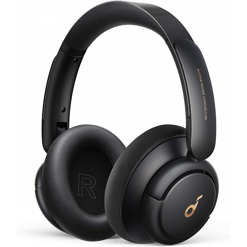 Soundcore by Anker Life Q30 Hybrid Active Noise Cancelling Headphones with Multiple Modes, Hi-Res Sound, Custom EQ via App, 40H Playtime black