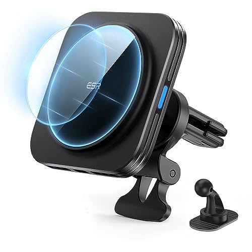 ESR for MagSafe Car Mount Charger,15W Magnetic Wireless Car Charger, Compatible with MagSafe Car Charger Black ESR for MagSafe Car Mount Charger,15W Magnetic Wireless Car Charger, Compatible with MagSafe Car Charger Black