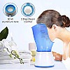 AGARO Aura Face Steamer, Vaporizer Steam Inhaler (Blue and White)