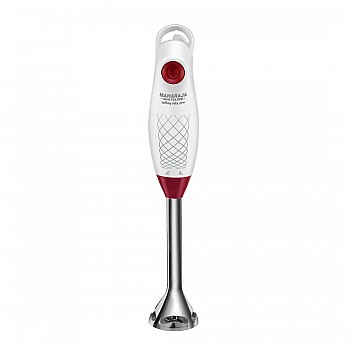 Maharaja Whiteline HB-124 Hand Blender, 175W (White, 1 Jar)