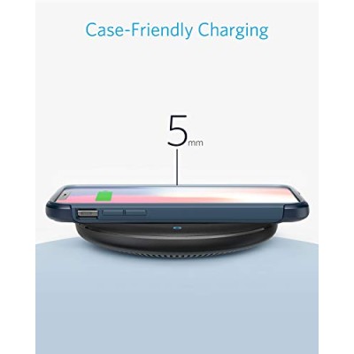 Anker Wireless Charger PowerWave 7.5 Pad with Internal Cooling Fan with Quick Charge Adapter Anker Wireless Charger PowerWave 7.5 Pad with Internal Cooling Fan with Quick Charge Adapter