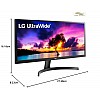 LG Electronics 29 Inch 29Wl500 Ultrawide LCD 2560 X 1080 Pixels IPS Display Monitor- HDR 10 Black