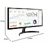 LG Electronics 29 Inch 29Wl500 Ultrawide LCD 2560 X 1080 Pixels IPS Display Monitor- HDR 10 Black