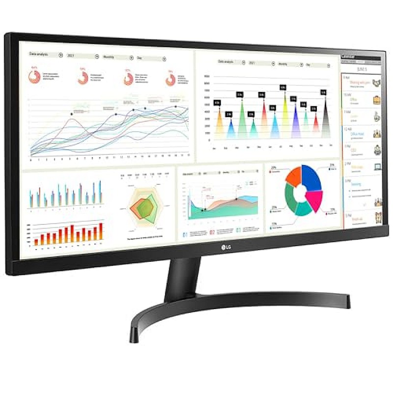 LG Electronics 29 Inch 29Wl500 Ultrawide LCD 2560 X 1080 Pixels IPS Display Monitor- HDR 10 Black