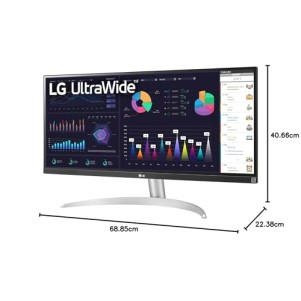LG Electronics 29 Inch 29Wl500 Ultrawide LCD 2560 X 1080 Pixels IPS Display Monitor- HDR 10 Black