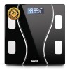 beatXP Black Art Weighing Machine with Backlit LCD Panel Weight Machine for Body Weight beatXP Black Art Weighing Machine with Backlit LCD Panel Weight Machine for Body Weight