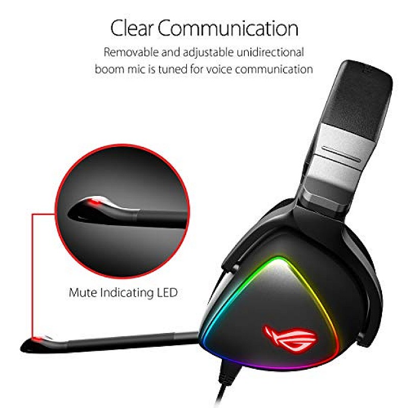 Asus Rog Delta Wired On Ear Headphones with Mic-