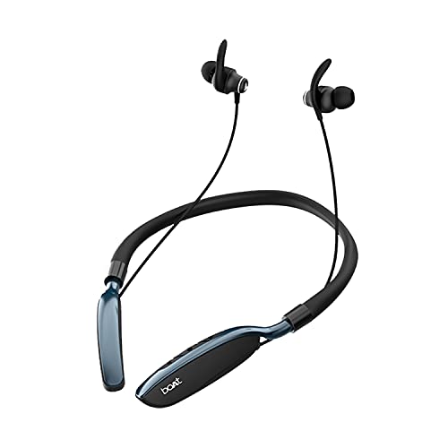 boAt Rockerz 385V2 Bluetooth in Ear Neckband with Qualcomm Aptx & CVC, Upto 40 Hours Battery, (Active Black) boAt Rockerz 385V2 Bluetooth in Ear Neckband with Qualcomm Aptx & CVC, Upto 40 Hours Battery, (Active Black)