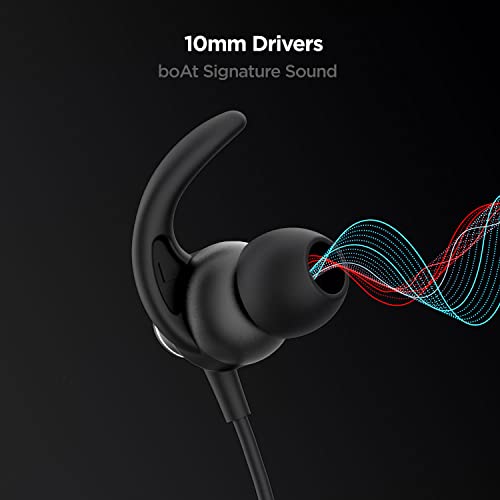 boAt Rockerz 385V2 Bluetooth in Ear Neckband with Qualcomm Aptx & CVC, Upto 40 Hours Battery, (Active Black) boAt Rockerz 385V2 Bluetooth in Ear Neckband with Qualcomm Aptx & CVC, Upto 40 Hours Battery, (Active Black)