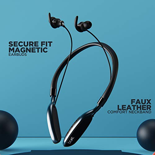 boAt Rockerz 385V2 Bluetooth in Ear Neckband with Qualcomm Aptx & CVC, Upto 40 Hours Battery, (Active Black) boAt Rockerz 385V2 Bluetooth in Ear Neckband with Qualcomm Aptx & CVC, Upto 40 Hours Battery, (Active Black)