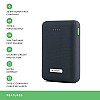 URBN 10000 mAh Lithium Polymer Power Bank with 22.5 Watt Super Fast Charging, Blue