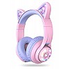 iClever BTH13 Bluetooth Kids Headphones with Mic, Over Ear Headphone Purple