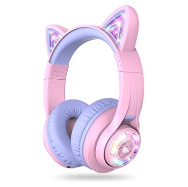 iClever BTH13 Bluetooth Kids Headphones with Mic, Over Ear Headphone Purple iClever BTH13 Bluetooth Kids Headphones with Mic, Over Ear Headphone Purple