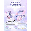 iClever BTH13 Bluetooth Kids Headphones with Mic, Over Ear Headphone Purple