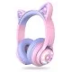 iClever BTH13 Bluetooth Kids Headphones with Mic, Over Ear Headphone Purple
