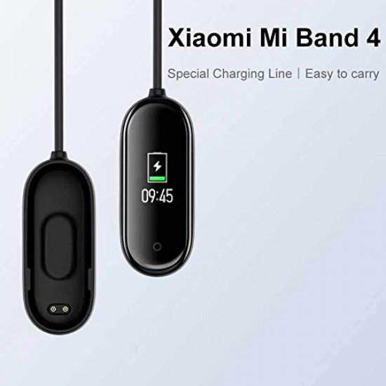 Mi Band 5 USB Charger Charging Cable Easy Replacement Cord Dock Band 5 Only Black 