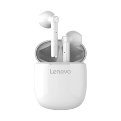 Lenovo HT30 Truly Wireless Bluetooth In Ear Earbuds with Mic (White)