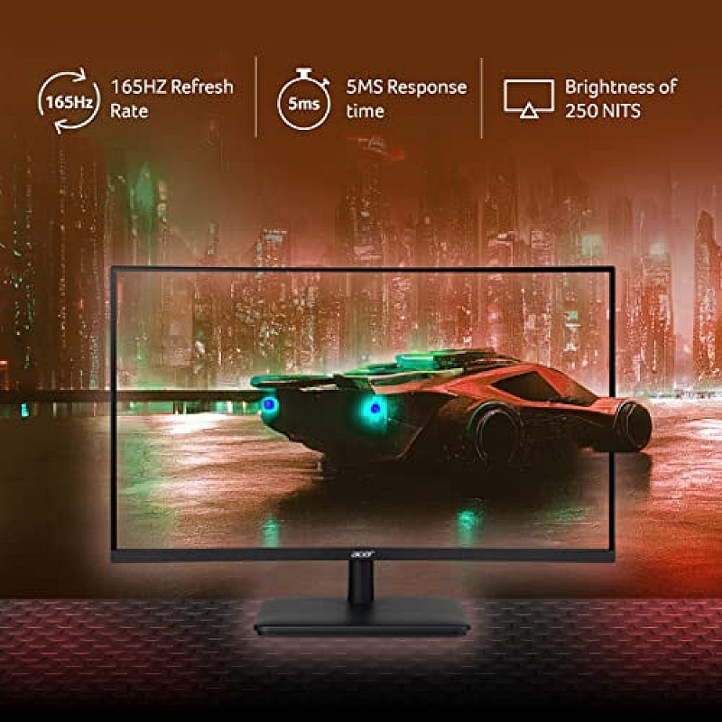 Acer ED270R 27 Inch 1920 X 1080 Pixels Full HD1500 R Curved Gaming LCD Monitor with LED Back Light Technology  Black