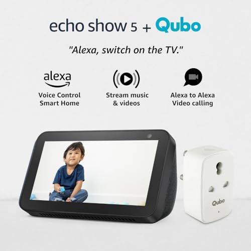Amazon Echo Show 5 (2nd Gen) - Smart speaker with 5.5" screen, crisp sound and Alexa (Black) Amazon Echo Show 5 (2nd Gen) - Smart speaker with 5.5" screen, crisp sound and Alexa (Black)