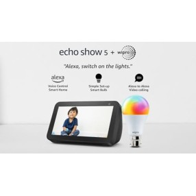 Amazon Echo Show 5 (2nd Gen) - Smart speaker with 5.5" screen, crisp sound and Alexa (Black) Amazon Echo Show 5 (2nd Gen) - Smart speaker with 5.5" screen, crisp sound and Alexa (Black)