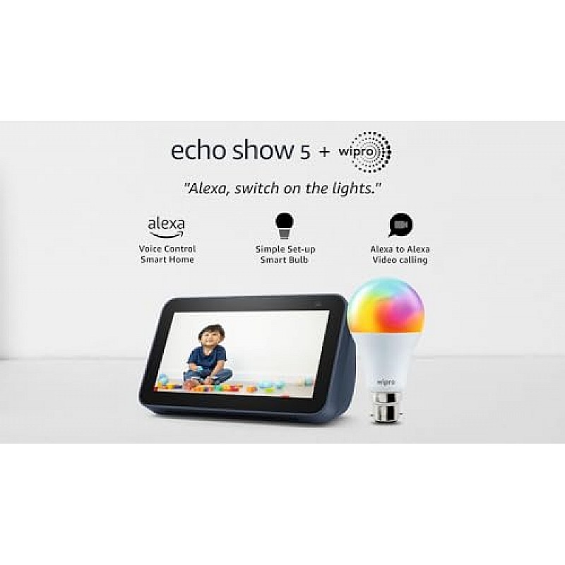 Amazon Echo Show 5 (2nd Gen) - Smart speaker with 5.5" screen, crisp sound and Alexa (Black)