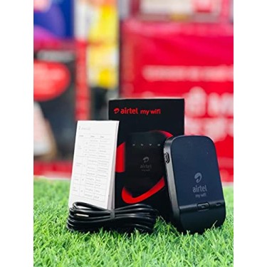 Airtel Xstream Wi-Fi Digitaltv Amf-311 Ww 150 Mbps Single Band Data Card (Black), 4G Hotspot Support with 2300 Mah Battery, Black Airtel Xstream Wi-Fi Digitaltv Amf-311 Ww 150 Mbps Single Band Data Card (Black), 4G Hotspot Support with 2300 Mah Battery, Black
