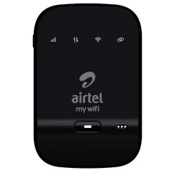 Airtel Xstream Wi-Fi Digitaltv Amf-311 Ww 150 Mbps Single Band Data Card (Black), 4G Hotspot Support with 2300 Mah Battery, Black