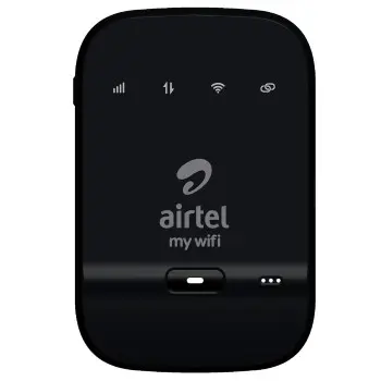 Airtel Xstream Wi-Fi Digitaltv Amf-311 Ww 150 Mbps Single Band Data Card (Black), 4G Hotspot Support with 2300 Mah Battery, Black