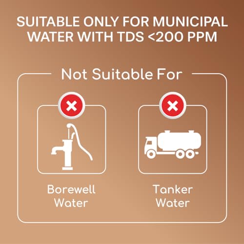 Aquaguard Aura UV+UF 7L storage water purifier,suitable for Municipal water(TDS below 200ppm)with Pa (Not Suitable for Borewell or tanker water) Aquaguard Aura UV+UF 7L storage water purifier,suitable for Municipal water(TDS below 200ppm)with Pa (Not Suitable for Borewell or tanker water)