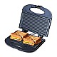 Bajaj SWX 4 Deluxe 800-Watt 2-Slice Grill Sandwich Maker Non-Stick Coated Plates for Easy-to-Clean Black Sandwich Toaster