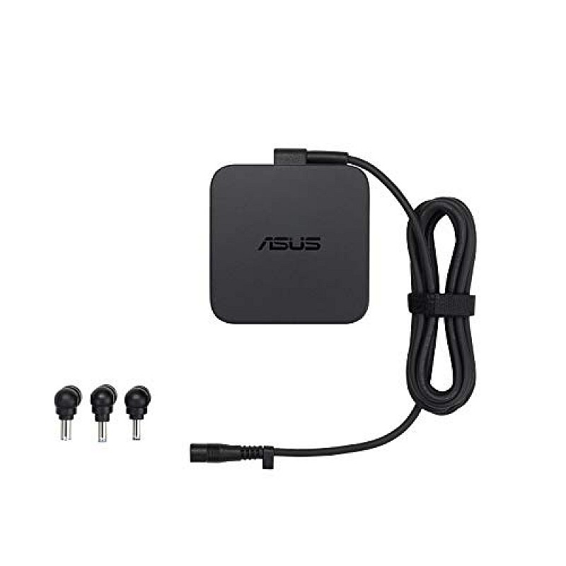 ASUS U65W-01 Mini Mulit-Tips Adaptor/Charger Pin with Plug Dimension 4.0mm*1/4.5mm*1/5.5mm*1 - Black