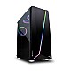 ZEBRONICS Zeb-Artemis Gaming Chasis, Tempered Glass, 3 RGB with Halo Ring Fans