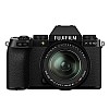 Fujifilm X-S10 Mirrorless Camera Body with XF18-55mm Lens (APS-C X-Trans CMOS 4 Sensor & FHD/240P) - Black