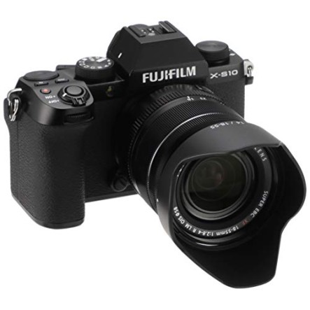 Fujifilm X-S10 Mirrorless Camera Body with XF18-55mm Lens (APS-C X-Trans CMOS 4 Sensor & FHD/240P) - Black Fujifilm X-S10 Mirrorless Camera Body with XF18-55mm Lens (APS-C X-Trans CMOS 4 Sensor & FHD/240P) - Black