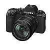 Fujifilm X-S10 Mirrorless Camera Body with XF18-55mm Lens (APS-C X-Trans CMOS 4 Sensor & FHD/240P) - Black