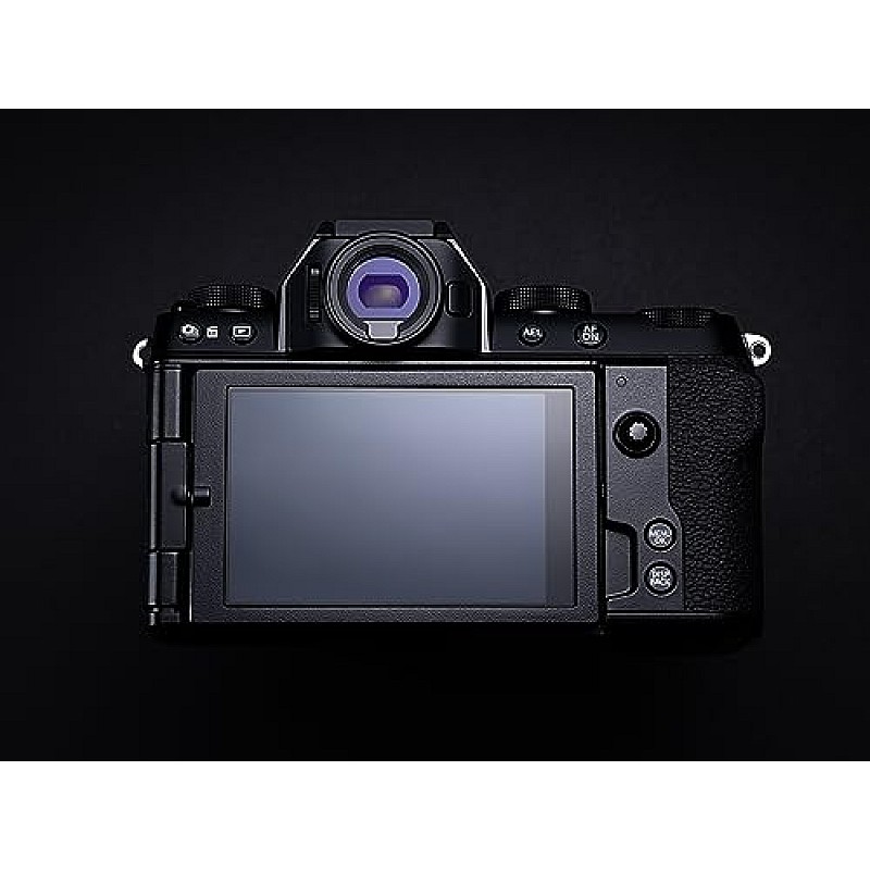 Fujifilm X-S10 Mirrorless Camera Body with XF18-55mm Lens (APS-C X-Trans CMOS 4 Sensor & FHD/240P) - Black