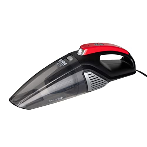 Eureka Forbes car Vac 100 Watts Powerful Suction Vacuum Cleaner with Washable (Black and Red) Eureka Forbes car Vac 100 Watts Powerful Suction Vacuum Cleaner with Washable (Black and Red)
