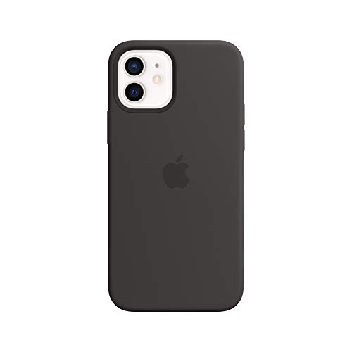 Apple Silicone Case with MagSafe (for iPhone 12, 12 Pro) - Black Apple Silicone Case with MagSafe (for iPhone 12, 12 Pro) - Black