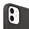 Apple Silicone Case with MagSafe (for iPhone 12, 12 Pro) - Black