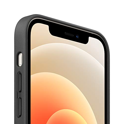 Apple Leather Case with MagSafe (for iPhone 12, 12 Pro) - Black Apple Leather Case with MagSafe (for iPhone 12, 12 Pro) - Black