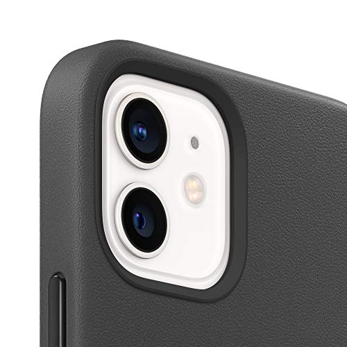 Apple Leather Case with MagSafe (for iPhone 12, 12 Pro) - Black Apple Leather Case with MagSafe (for iPhone 12, 12 Pro) - Black