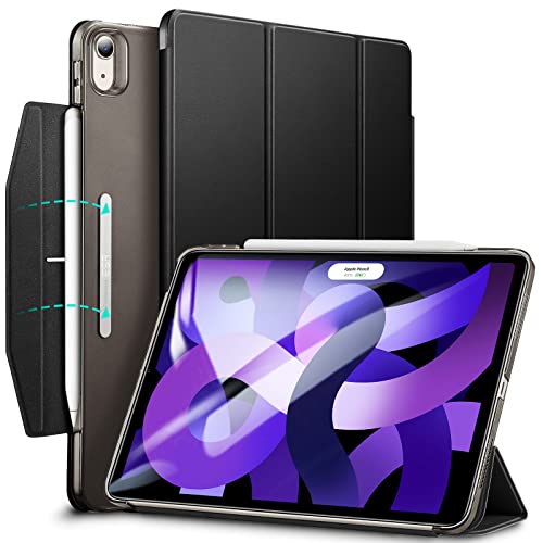 ESR Cover for iPad Air 5th 4th Generation (2022 2020, 10.9 inch), Trifold Smart Case with Clasp, Auto Sleep and Wake, Ascend Series, Black ESR Cover for iPad Air 5th 4th Generation (2022 2020, 10.9 inch), Trifold Smart Case with Clasp, Auto Sleep and Wake, Ascend Series, Black