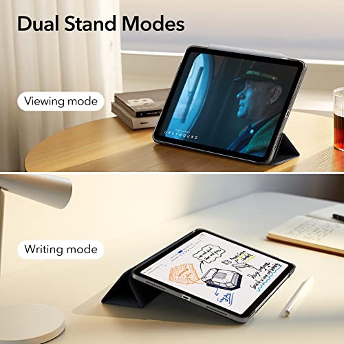 ESR Cover for iPad Air 5th 4th Generation (2022 2020, 10.9 inch), Trifold Smart Case with Clasp, Auto Sleep and Wake, Ascend Series, Black ESR Cover for iPad Air 5th 4th Generation (2022 2020, 10.9 inch), Trifold Smart Case with Clasp, Auto Sleep and Wake, Ascend Series, Black