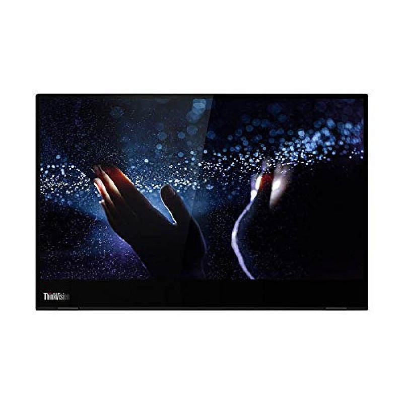 Lenovo Think vision M14T, 14 Inch (35.56 Cms) Fhd IPS 1920 x 1080 Pixels touchscreen 300 Nits Monitor (Raven Black)