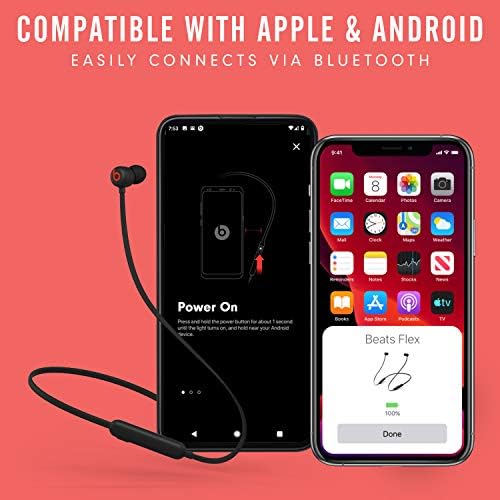 Beats Flex Wireless Earbuds - Apple W1 Headphone - Black Beats Flex Wireless Earbuds - Apple W1 Headphone - Black